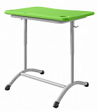 Школьный одноместный стол ШСТ11 с пластиковой столешницей фото