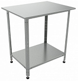 Стол производственный оцинкованный «Лайт» СПЛ 600х600х860 фото